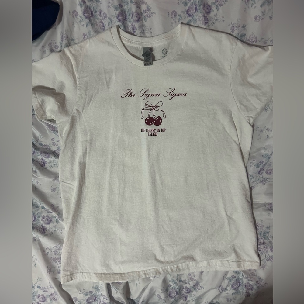 Phi Sigma Sigma Cherry Tee